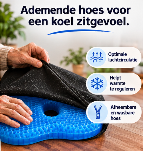 Verlos jezelf van stuitpijn en zit urenlang comfortabel met MediGel